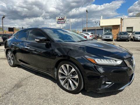 2019 Nissan Maxima for sale at SKY AUTO SALES in Detroit MI