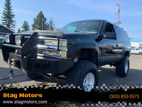 1996 Chevrolet Tahoe for sale at Stag Motors in Portland OR