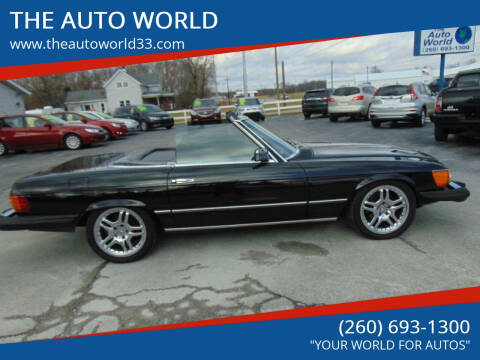 1979 Mercedes-Benz 450 SL for sale at THE AUTO WORLD in Churubusco IN