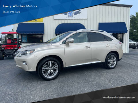 2015 Lexus RX 350 for sale at Larry Whicker Motors in Kernersville NC