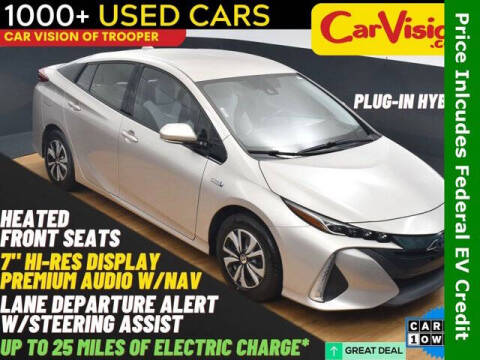 2018 Toyota Prius Prime for sale at Car Vision of Trooper in Norristown PA