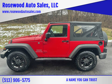2010 Jeep Wrangler for sale at Rosewood Auto Sales, LLC in Hamilton OH