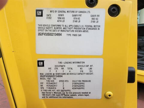 2002 Pontiac Trans Am