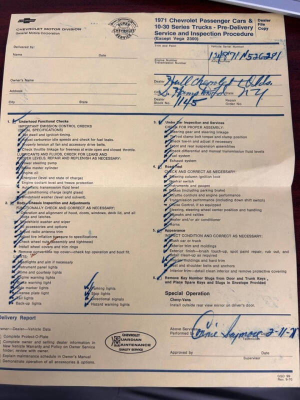 1971 Chevrolet Camaro