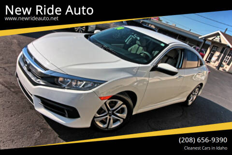 2018 Honda Civic for sale at New Ride Auto in Rexburg ID