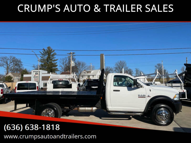 2016 RAM 5500 for sale at CRUMP'S AUTO & TRAILER SALES in Crystal City MO