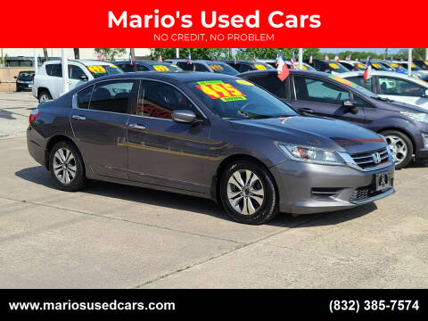 2015 Honda Accord for sale at Mario's Used Cars in Houston TX