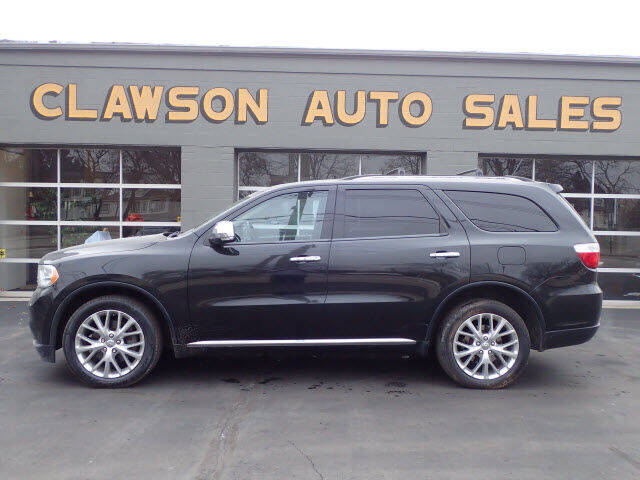 2012 Dodge Durango for sale at Clawson Auto Sales in Clawson MI