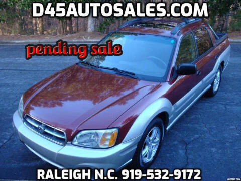 2003 Subaru Baja for sale at D45 Auto Brokers in Raleigh NC