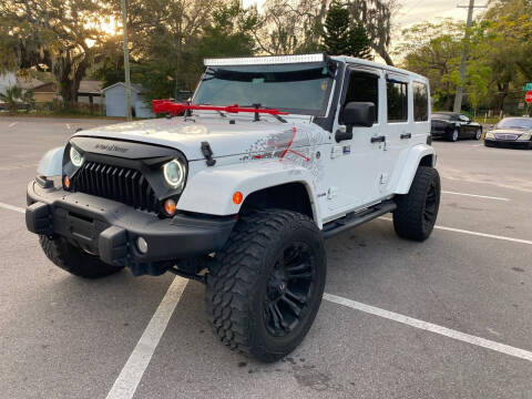 2016 Jeep Wrangler Unlimited for sale at CHECK AUTO, INC. in Tampa FL