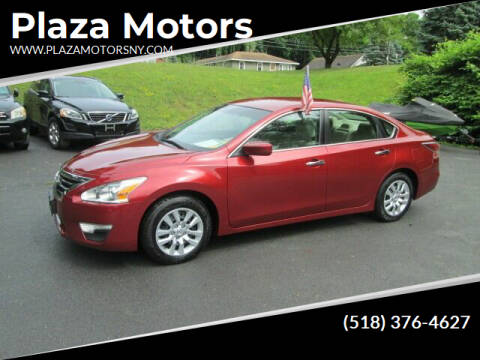 2015 Nissan Altima for sale at Plaza Motors in Rensselaer NY