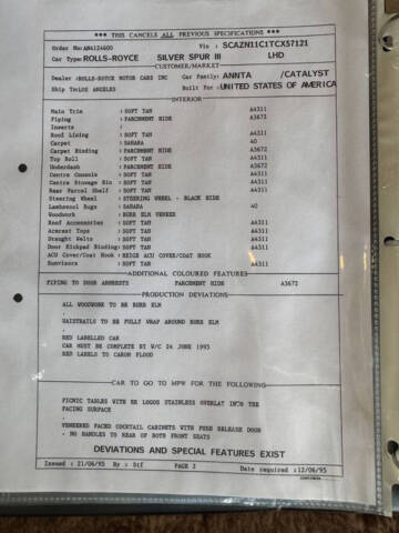 1996 Rolls-Royce Silver Spur