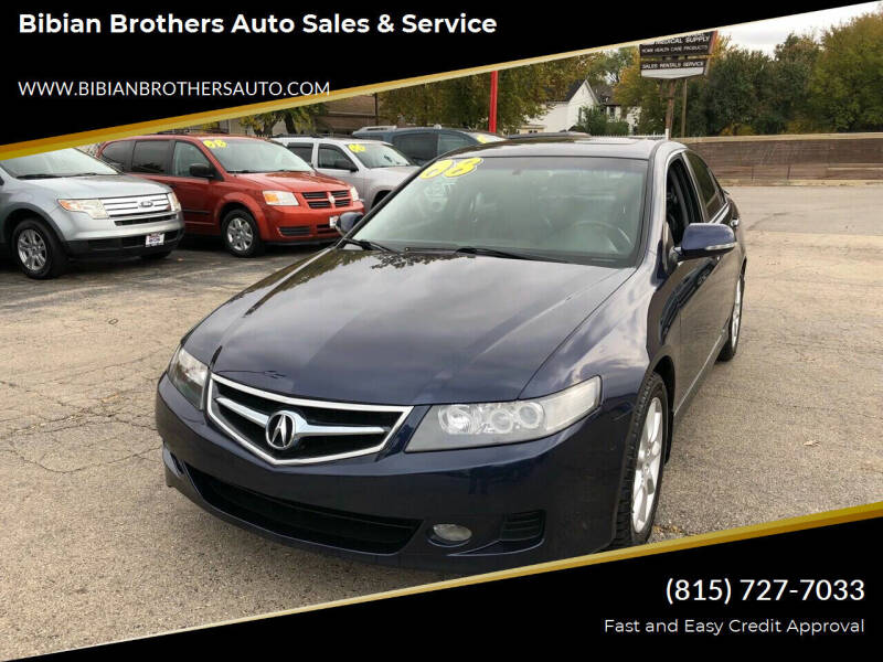 2008 Acura TSX for sale at Bibian Brothers Auto Sales & Service in Joliet IL