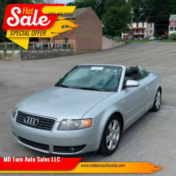 2005 Audi A4 for sale at MD Euro Auto Sales LLC in Hasbrouck Heights NJ