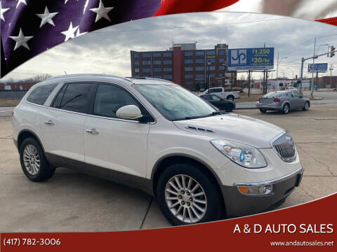 2011 Buick Enclave for sale at A & D Auto Sales in Joplin MO
