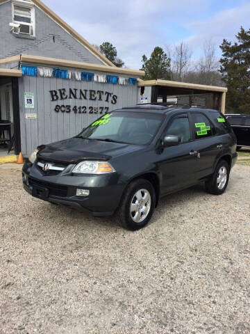 2006 Acura MDX for sale at Bennett Etc. in Richburg SC