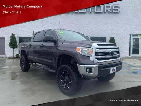 2016 Toyota Tundra for sale at Value Motors Company in Marrero LA