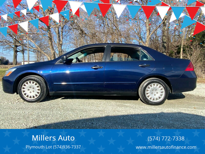 2006 Honda Accord for sale at Millers Auto in Knox IN