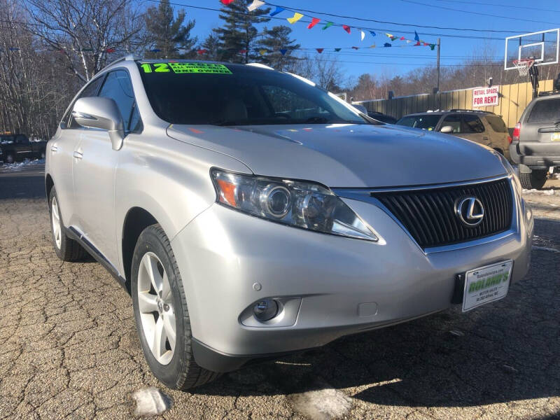 2012 Lexus RX 350 for sale at Roland's Motor Sales in Alfred ME