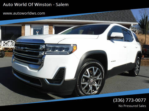 2020 GMC Acadia for sale at Auto World Of Winston - Salem in Winston Salem NC