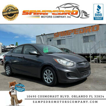 2012 Hyundai Accent for sale at SAMPEDRO MOTORS COMPANY INC in Orlando FL