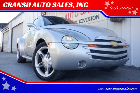 2004 Chevrolet SSR for sale at CRANSH AUTO SALES, INC in Arlington TX