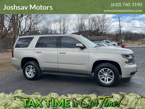 2016 Chevrolet Tahoe for sale at Joshsav Motors in Walnutport PA