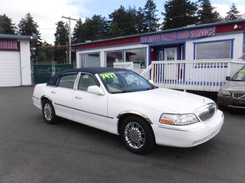 2008 Lincoln Town Car for sale at 777 Auto Sales and Service in Tacoma WA