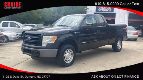2013 Ford F-150 for sale at CRAIGE MOTOR CO in Durham NC