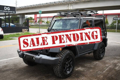 2017 Jeep Wrangler for sale at STS Automotive - MIAMI in Miami FL