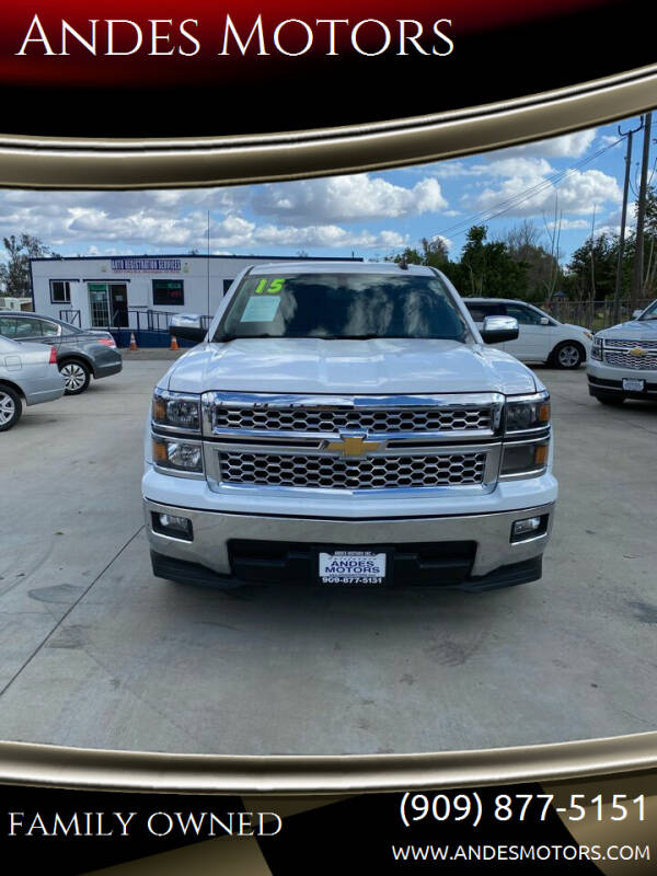 2015 Chevrolet Silverado 1500 for sale at Andes Motors in Bloomington CA