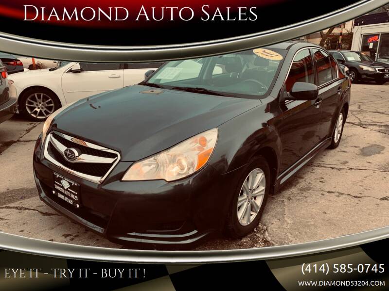 2011 Subaru Legacy for sale at DIAMOND AUTO SALES LLC in Milwaukee WI