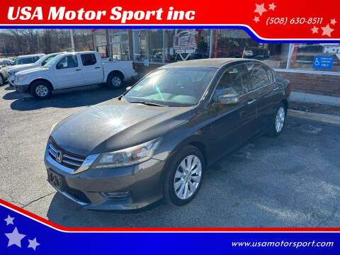 2013 Honda Accord for sale at USA Motor Sport inc in Marlborough MA