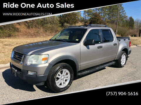 2008 Ford Explorer Sport Trac for sale at Ride One Auto Sales in Norfolk VA