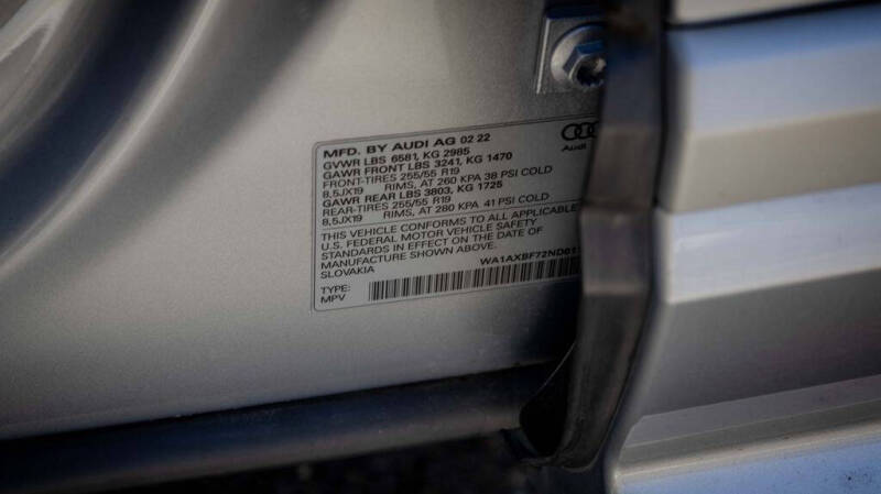 2022 Audi Q7 quattro Premium 55 TFSI