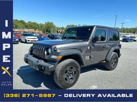 2018 Jeep Wrangler for sale at Impex Auto Sales in Greensboro NC