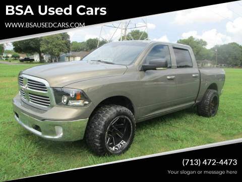 2015 RAM Ram Pickup 1500 for sale at BSA Used Cars in Pasadena TX