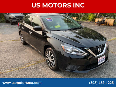 2016 Nissan Sentra for sale at US MOTORS INC in Worcester MA