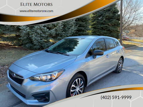 2017 Subaru Impreza for sale at Elite Motors in Bellevue NE