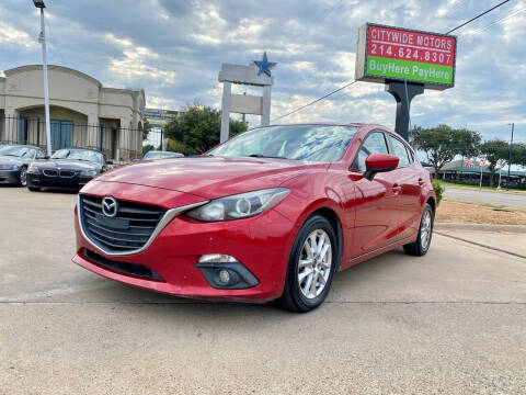 2016 Mazda MAZDA3 for sale at CityWide Motors in Garland TX