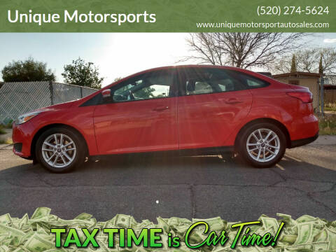 2015 Ford Focus for sale at Unique Motorsports in Tucson AZ