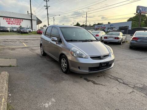 2007 Honda Fit for sale at Green Ride Inc in Nashville TN