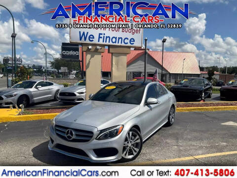 2015 Mercedes-Benz C-Class for sale at American Financial Cars in Orlando FL