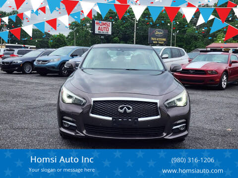 2015 Infiniti Q50 for sale at Homsi Auto Inc in Kannapolis NC