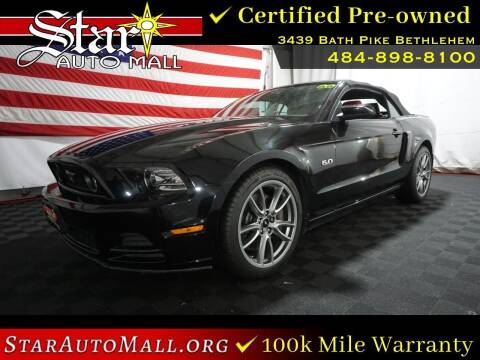 2013 Ford Mustang for sale at STAR AUTO MALL 512 in Bethlehem PA