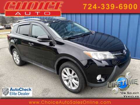 2015 Toyota RAV4 for sale at CHOICE AUTO SALES in Murrysville PA