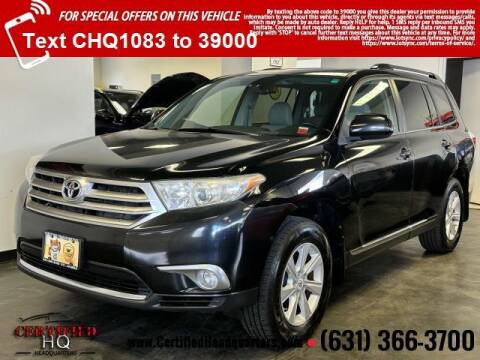 2012 Toyota Highlander for sale at CERTIFIED HEADQUARTERS in Saint James NY
