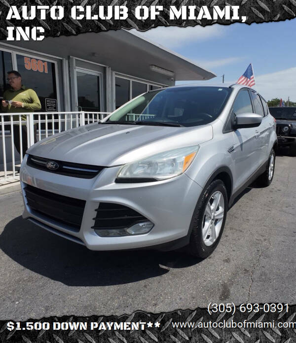 2015 Ford Escape for sale at AUTO CLUB OF MIAMI, INC in Miami FL