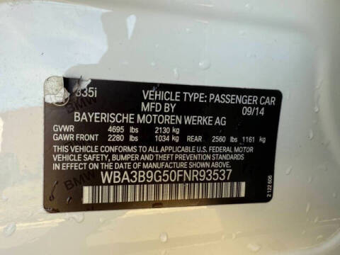 2015 BMW 3 Series 335i xDrive