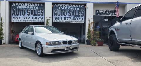 2001 BMW 5 Series for sale at Affordable Imports Auto Sales in Murrieta CA